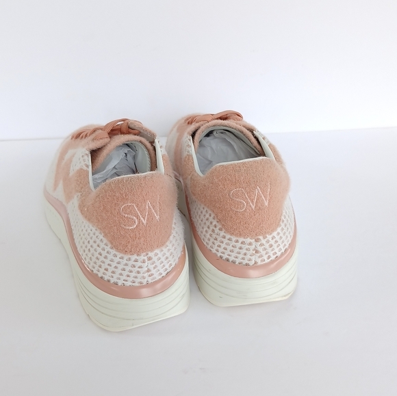 Stuart Weitzman Hartlee Knit Sneakers Size 40 - Picture 3 of 11